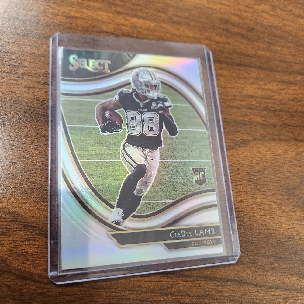 2020 Panini Select CeeDee Lamb Field Level Silver Prizm Rookie RC Cowboys No 357